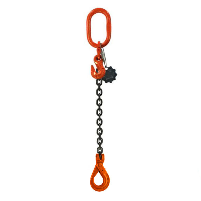 6.7 Ton Single Leg Chain Sling with Shortener and Self Locking-Hook