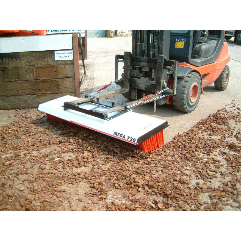 Forklift Heavy Duty Yard Brush - Megasweep