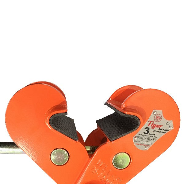 Tiger BCF Fixed Jaw Heavy Duty Beam Clamp with Shackle