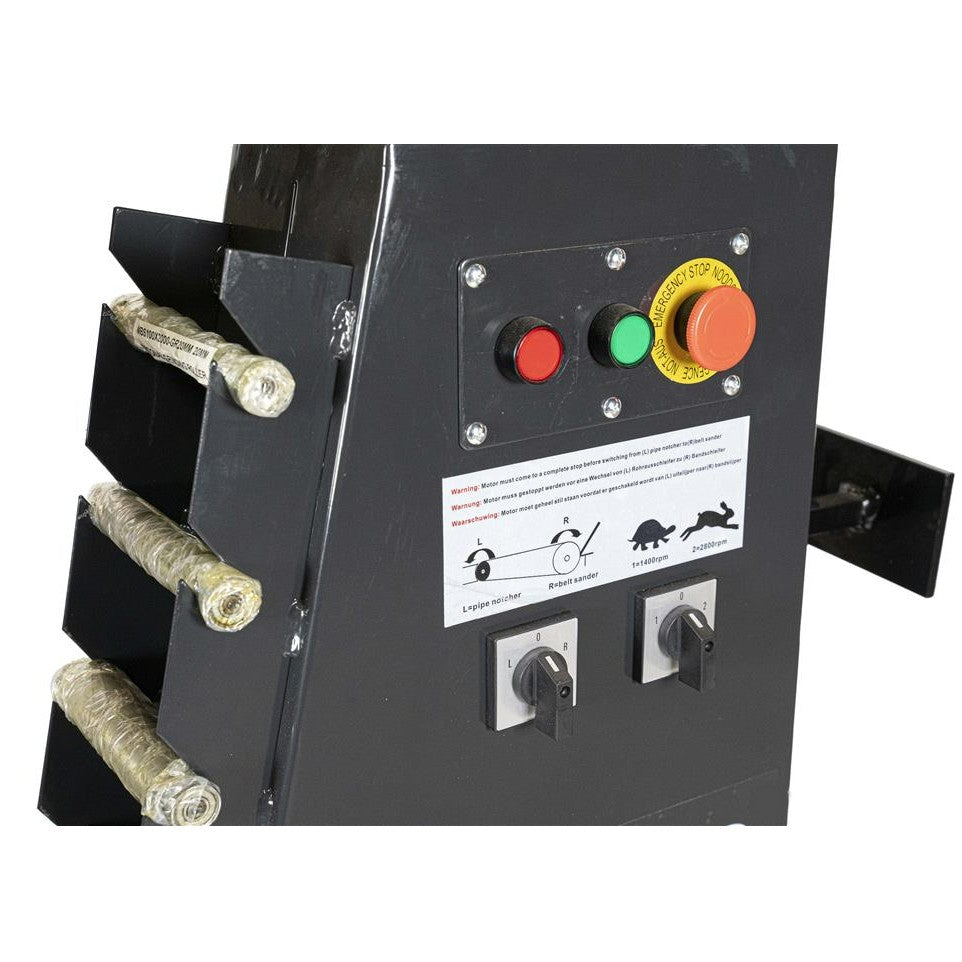 Orit 3 in 1 Belt Sander for Tubes Profiles Belts Metal Devil