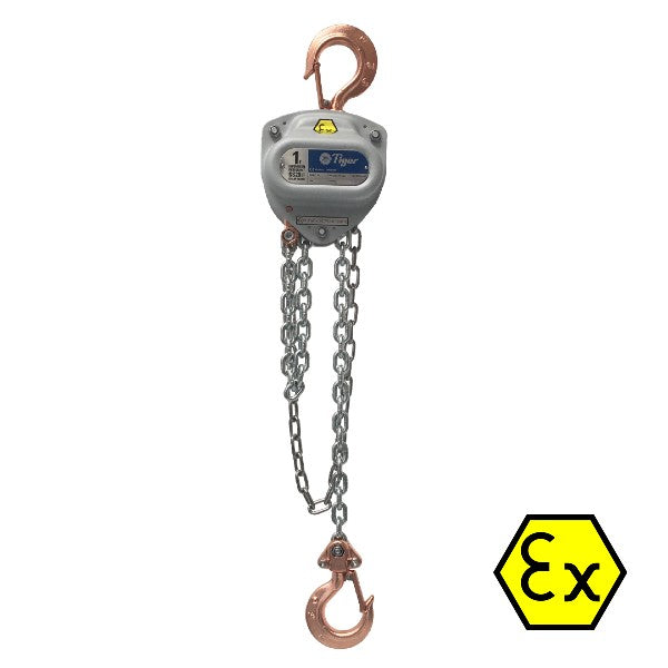 Tiger SS20 Manual Chain Hoist - XCB Spark Resistant
