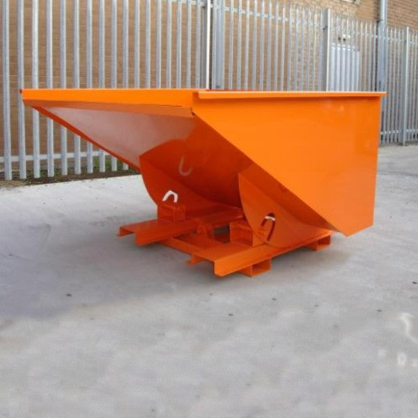 Combi Forklift Tipping Skip - with Lid