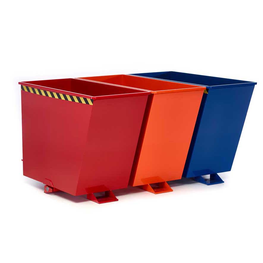 RR-Industrietechnik RUK-trio Forklift Tipping Skip - Triple