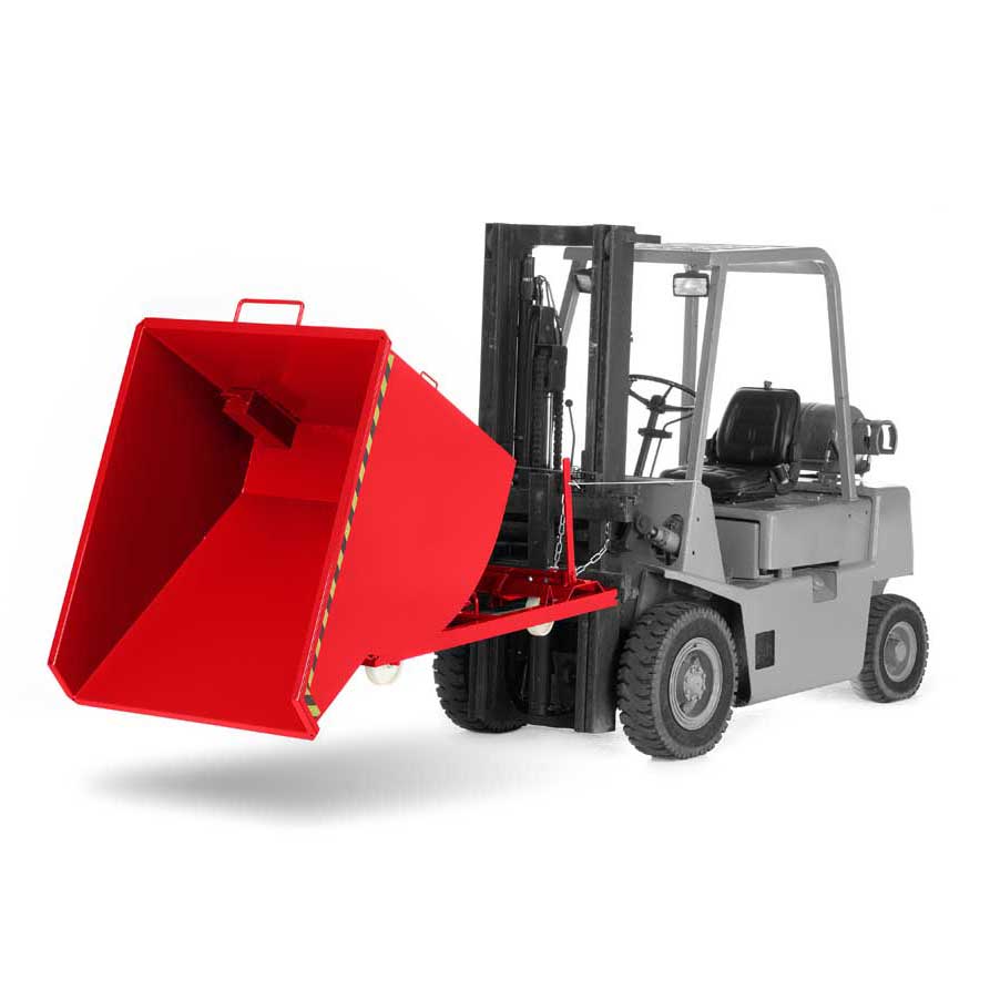 RR-Industrietechnik RSK- S Forklift Chip Tipping Skip