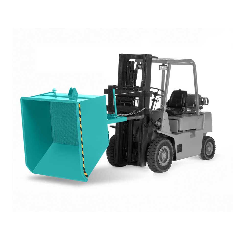 RR-Industrietechnik RUK- S Forklift Chip Tipping Skip