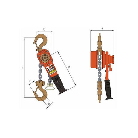 William Hackett ATEX-L4 Lever Hoist