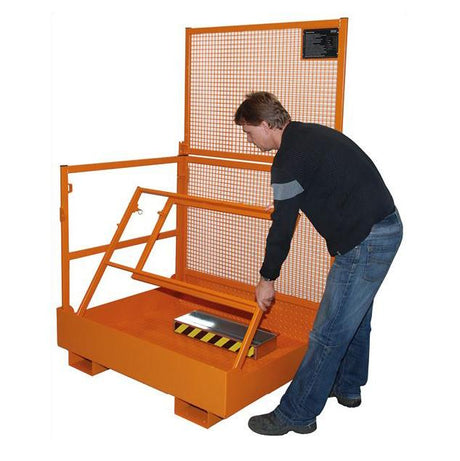 Bauer Folding Forklift Safety Cage - MB-F