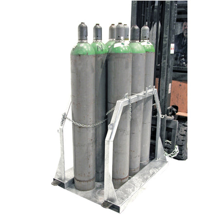 Bauer SFP Forklift Gas Bottle Pallet - Galvanised