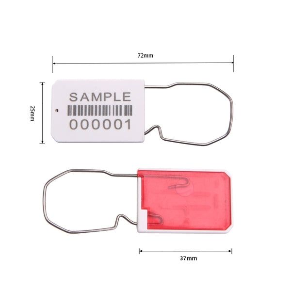 CPS1 Padlock Security Seals With Transparent Window (x1000)