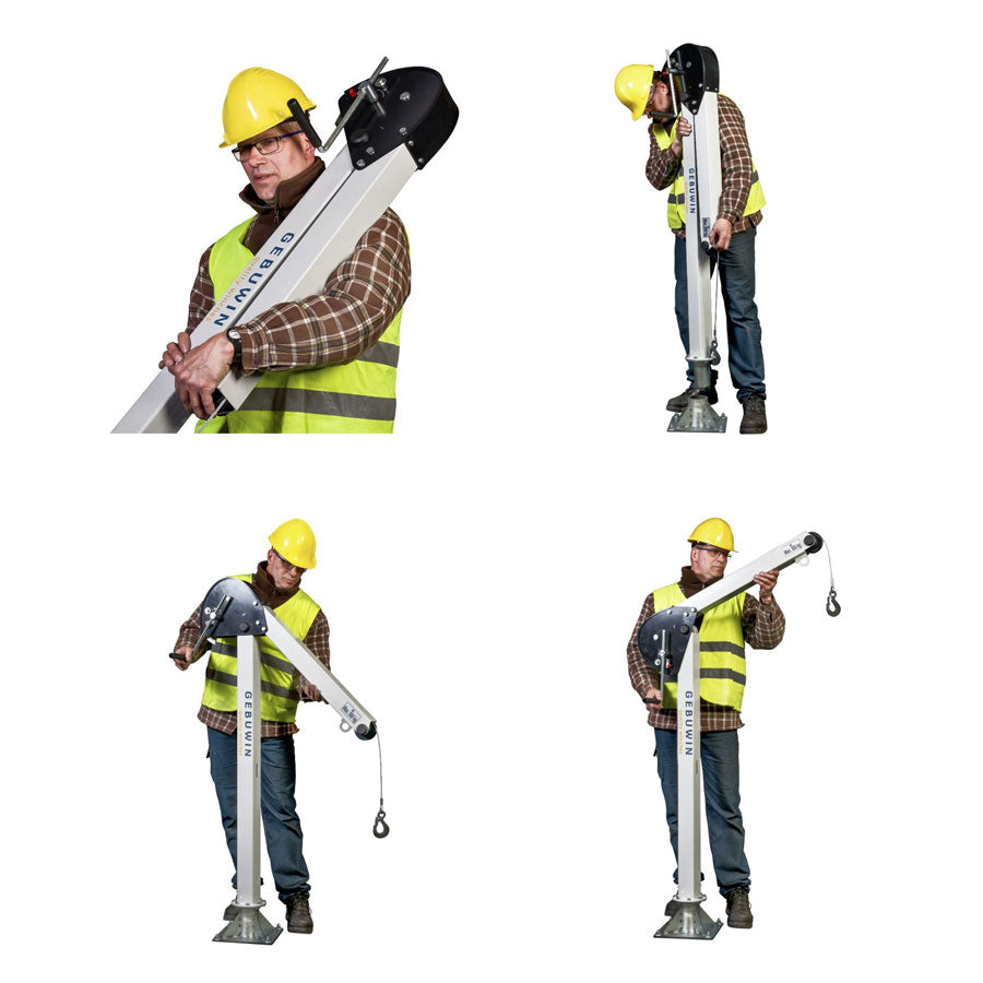 Gebuwin Stainless Steel Swivel Davit Crane