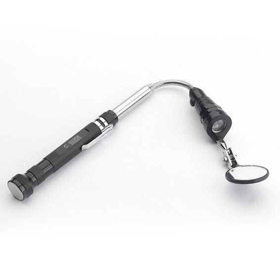 Eclipse Magnetic Telescopic Retrieval Tool with Torch and Mirror
