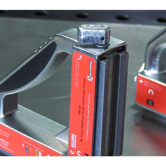 Eclipse Magnetic Welding Switchable Clamp - 90° Fixed