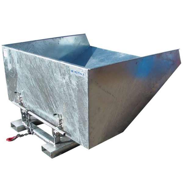 Forklift Tipping Skip - Galvanised