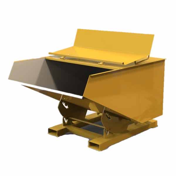 Forklift Tipping Skip - Lidded