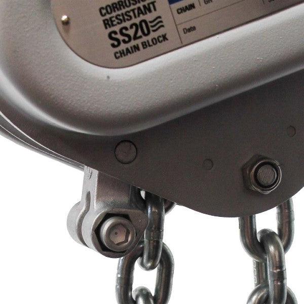 Tiger SS20 Manual Chain Hoist - Corrosion Resistant