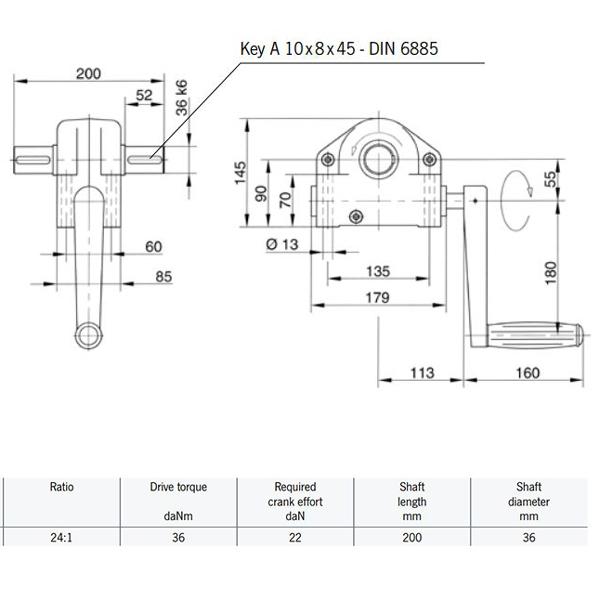 Pfaff S24 Hand Operated Gearbox