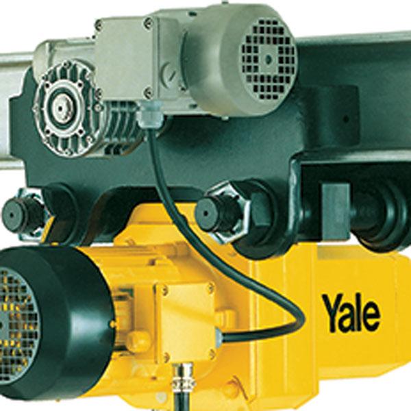 Yale CPE Electric Chain Hoist with Power Trolley and Chain Bag
