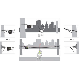 Kratos Horizontal Temporary Lifeline for 2 Users