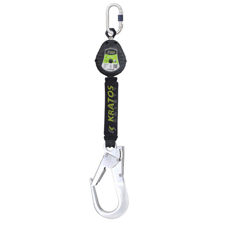 Kratos 2m Retractable Fall Arrester with Polymer Casing and Scaffold Hook