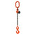 4 Ton Single Leg Chain Sling with Shortener and Swivel Hook