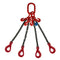 6.7 Ton Four Leg Chain Sling with Shorteners and Self-Locking Hooks