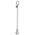 3.85 Ton Cromox Stainless Steel Single Leg Chain Sling with Sling Hook