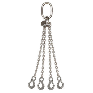 8.15 Ton Cromox Stainless Steel Four Leg Chain Sling with Sling Hooks