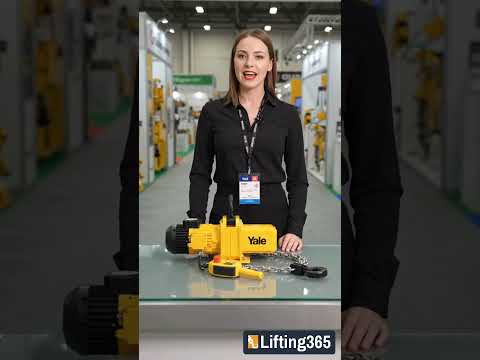 Yale CPE Electric Chain Hoist with Power Trolley and Chain Bag