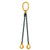 7.5 Ton Grade 8 Double Leg Chain Sling with Shortener and Sling Hook