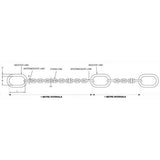 500kg Galvanised Pump Lifting Chain