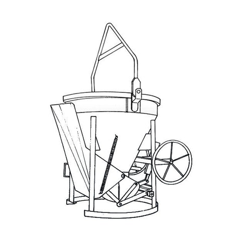Eichinger® Geared Twinflow Concrete Crane Skip