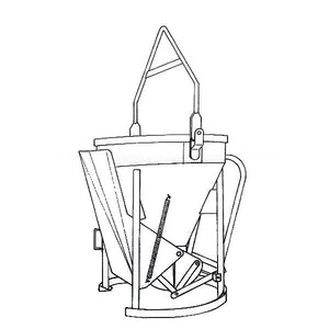 Eichinger® Levered Twinflow Concrete Crane Skip