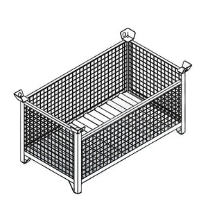 Eichinger® Stacking Mesh Sided Stillage