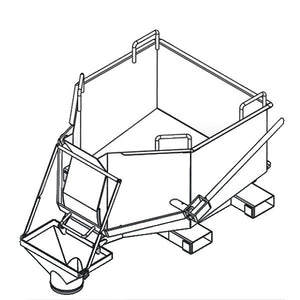 Eichinger® Forklift Levered Concrete Skip