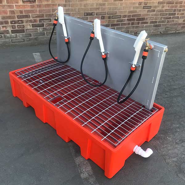 Boot Wash Station