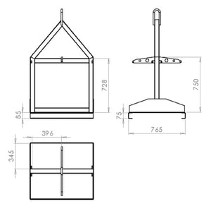 Crane Lift Gas Bottle Handler