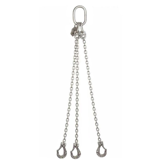 5.15 Ton Cromox Stainless Steel Three Leg Chain Sling with Clevis Sling Hooks