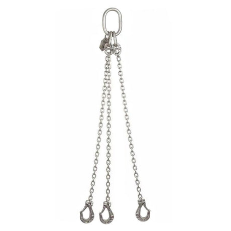 5.15 Ton Cromox Stainless Steel Three Leg Chain Sling with Clevis Sling Hooks