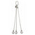 5.15 Ton Cromox Stainless Steel Three Leg Chain Sling with Clevis Sling Hooks