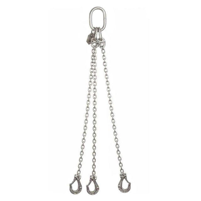 5.15 Ton Cromox Stainless Steel Three Leg Chain Sling with Clevis Sling Hooks