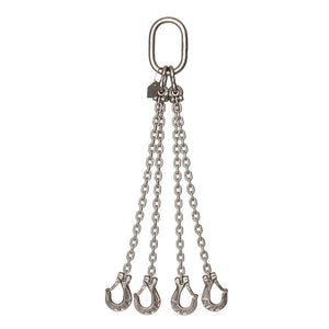 5.15 Ton Cromox Stainless Steel Four Leg Chain Sling with Clevis Sling Hooks