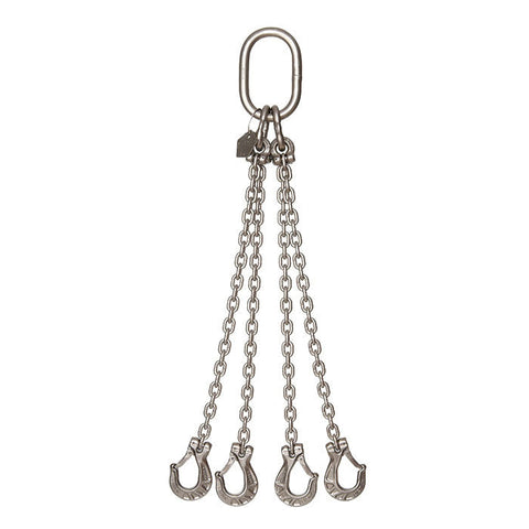 3.25 Ton Cromox Stainless Steel Four Leg Chain Sling with Clevis Sling Hooks