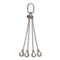 1.90 Ton Cromox Stainless Steel Four Leg Chain Sling with Clevis Sling Hooks