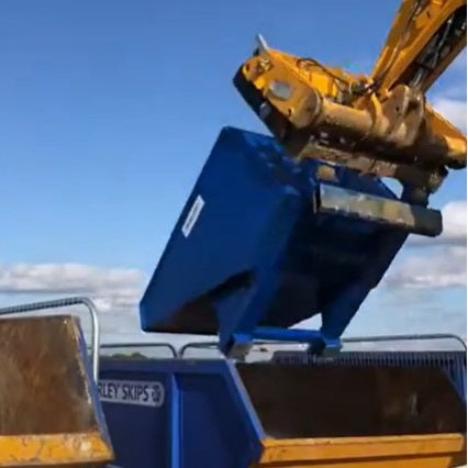 ECO Self Locking Telehandler Skip - 1250 litre