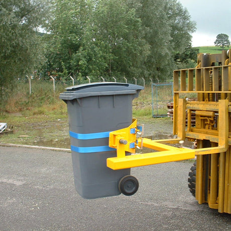 Forklift Wheelie Bin Rotator