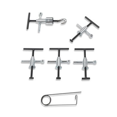 Italifters Clamps and Hooks for Manhole Cover Lifter - Set of 5