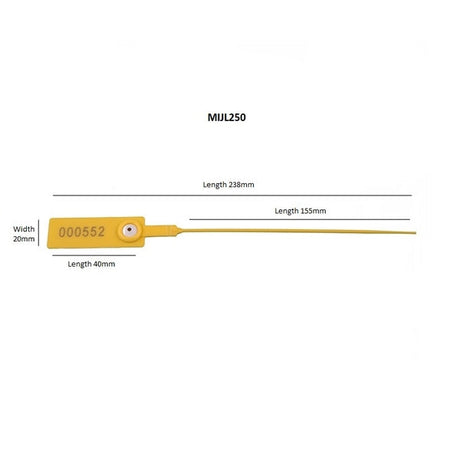 MIJL Variable Length Security Seals (x1000)
