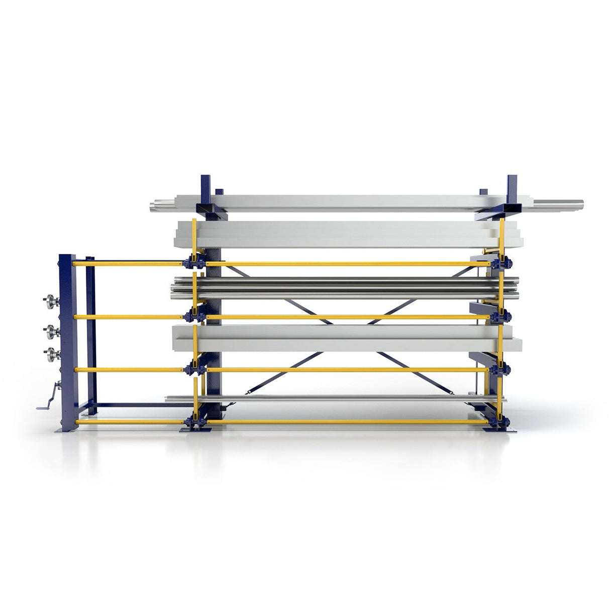 RR-Industrietechnik RRA-E Roll-out Shelving - One-sided