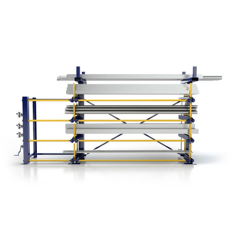 RR-Industrietechnik RRA-E Roll-out Shelving - One-sided
