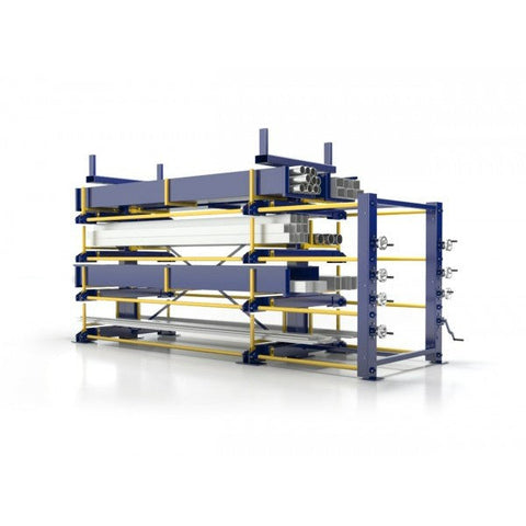 RR-Industrietechnik RRA-D Roll-out Shelving - Double-sided